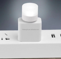 Mini Lámpara LED USB para Dormitorio, Minimalista, de ABS, para Leer en la Cama, con Carga de Energía Móvil, Luz Nocturna para Mesita de Noche, Cuidado de la Vista