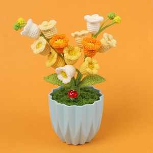 ผ้าทอมือ12ดอกลิลลี่สีแห่งหุบเขาของตกแต่งโต๊ะสำหรับเป็นของขวัญวันแม่ครู1462 - Product Image 2