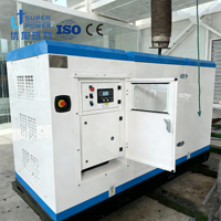 Kompakter 8kVA 10kVA 15kVA 20kVA Dreiphasiger Geräuscharmer Dieselgenerator, Permanentmagnet-Generatorstruktur