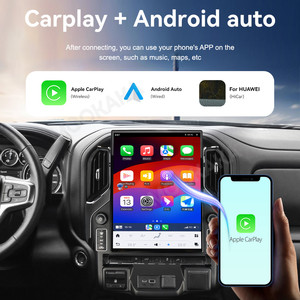 Mookaka 15.6 inch android13 đài phát thanh xe hơi cho Chevrolet Silverado GMC Sierra 2019-2022 đa phương tiện Máy nghe nhạc GPS Carplay - Product Image 4
