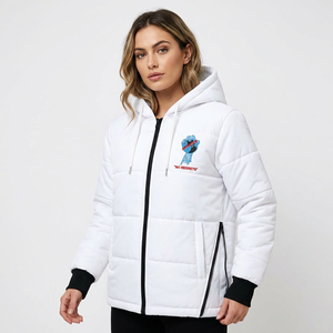 Custom Winter Puffer <b>Jacket</b> with Hood <b>Warm</b> Quilted Lightweight <b>Waterproof</b> Outdoor Fashion <b>Jacket</b> for Men Women - Product Image 5