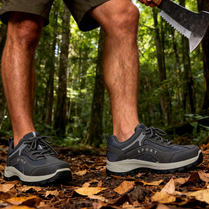 <span class=keywords><strong>Zapatos</strong></span> Deportivos Casuales Transpirables con Suela Suave Antideslizante para Hombre Mayor, con Cordones, Ligeros y Cómodos para Caminar - Product Image 3