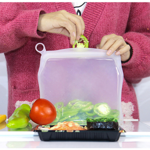 Reusable Silicone Food <b>Storage</b> Bag Wholesale Food Grade Eco-Friendly Silicone Reusable Fresh Sealed Silicone Food <b>Storage</b> Bag - Product Image 6