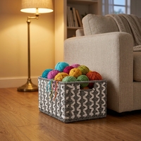 Paniers de rangement multifonctionnels en corde de papier tressée bicolore, design géométrique moderne et minimaliste, carrés/ovales, pour fleurs, vente en gros sur mesure