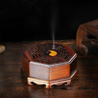 Bobine d'encens en céramique bon marché, brûleur de Bakhoor arabe à joli Design