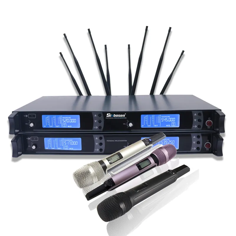 Skm 9000 microfone sem fio UHF 3 tipos de transmissor microfone ao vivo microfone echo