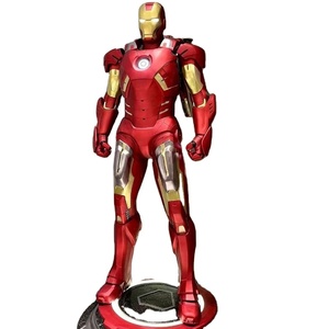 Sculpture de Noël d'intérieur en résine de fibre de verre <span class=keywords><strong>Iron</strong></span> <span class=keywords><strong>Man</strong></span> 3D, robot <span class=keywords><strong>super</strong></span>-héros peint à la main de haute qualité - Product Image 1