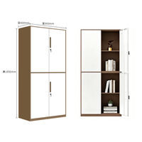 Meubles de bureau modernes, armoire de rangement pour dossiers des employés avec porte, en acier, grande capacité, pour bureau à domicile