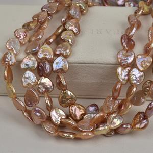 Accessoires de bijoux faits à la main avec des perles naturelles d'eau douce en forme de bouton baroque et en forme de cœur, de couleur violette, dispersées - Product Image 3