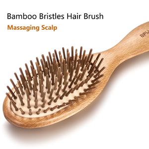 Cepillo para el Cabello Impermeable con Cerdas de Bambú y Mango de Madera con Cojín de Aire, Secador de Cabello, Cepillos para el Cabello <span class=keywords><strong>Goody</strong></span> - Product Image 2