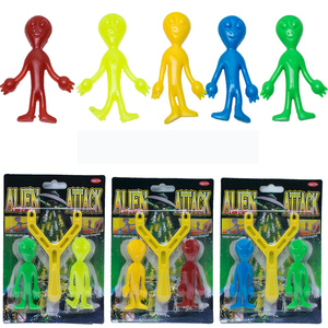 Trò Chơi Tiệc Chơi Đồ Chơi Mới Lạ TPR Mềm Mini Người Ngoài Hành Tinh Tấn Công Flanger Người Ngoài Hành Tinh Sling Shot Dính Người Ngoài Hành Tinh Catapult - Product Image 5