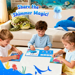 ชุดระบายสีน้ำจอยแคท สมุดระบายสีสำหรับเด็ก ของเล่นเสริมพัฒนาการและกิจกรรมสร้างสรรค์สำหรับเด็กผู้หญิง - Product Image 5