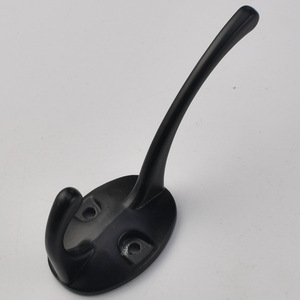 Modern Minimalist Wall <b>Hooks</b> Zinc Alloy Round Black Bronze Coat Cap Hanger Wardrobe <b>Kitchen</b> Bedroom Bathroom Entryway Mounting - Product Image 4