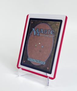 Borde de color rojo 3 "x 4"(76x102mm) Tarjetero de plástico PVC estándar 35pt - Product Image 5