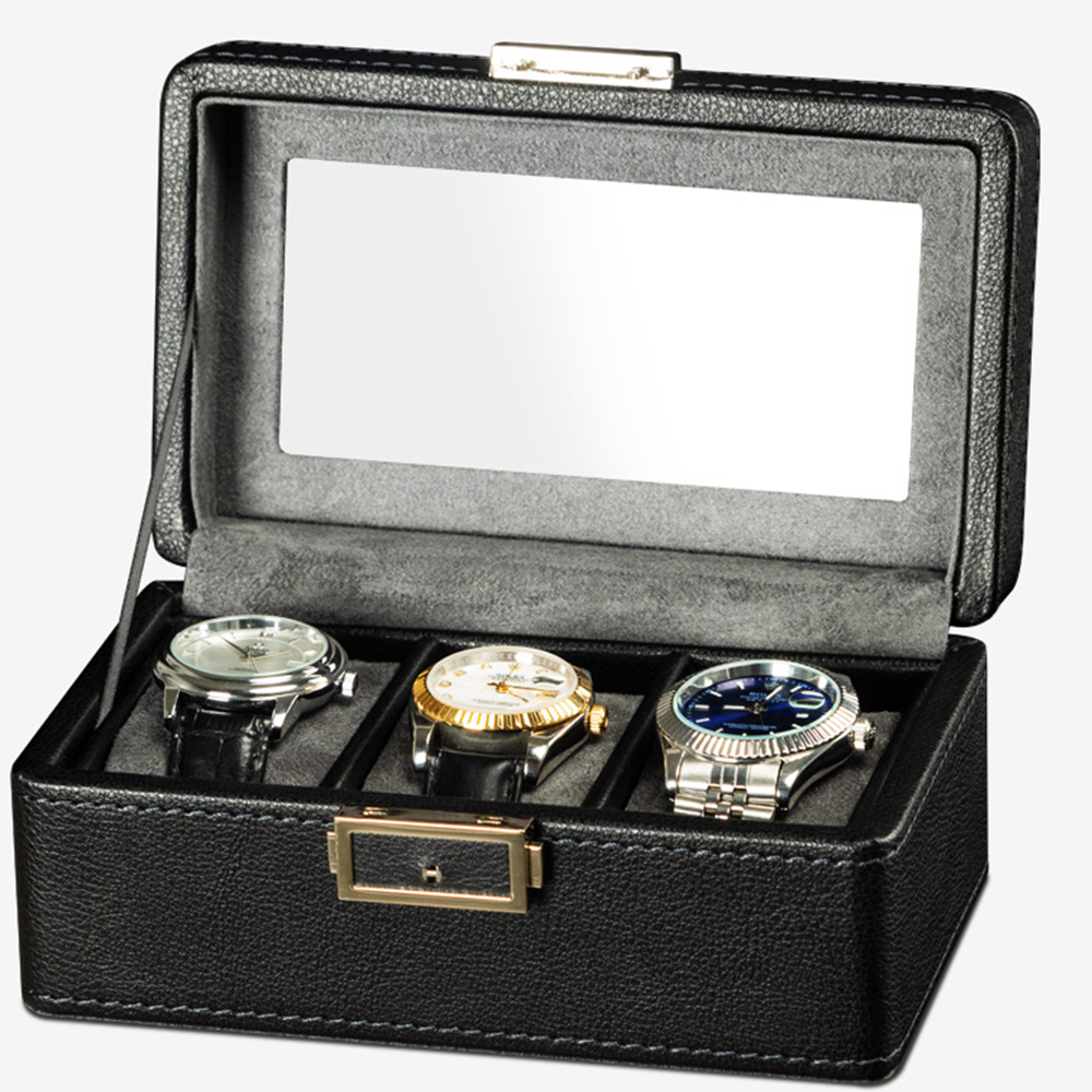 Noir 3 emplacements 18*11*8 cm, 0,8 kg
