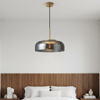 Suspension LED en verre blanc chaud de style nordique minimaliste avec structure en fer, installation facile pour la maison, la chambre, le restaurant, le comptoir de bar