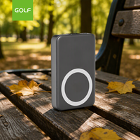 Chargeur mobile magnétique avec écran LCD numérique, logo personnalisé, charge rapide électronique PD 20, vente en gros de banques d'alimentation sans fil 10000mAh
