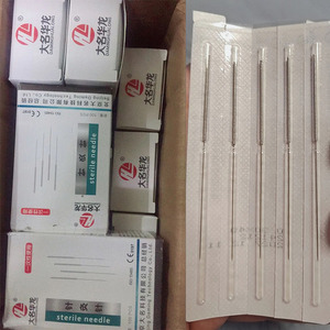 100 pièces/boîte aiguilles d'<span class=keywords><strong>acupuncture</strong></span> pour le <span class=keywords><strong>visage</strong></span> aiguilles d'<span class=keywords><strong>acupuncture</strong></span> stériles jetables à sec aiguilles d'<span class=keywords><strong>acupuncture</strong></span> Hualong de Massage - Product Image 5