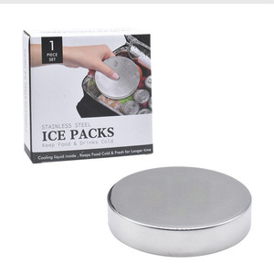 Stainless Steel Ice Tray 13L Portable Instant Cooling Outdoor Use Food Grade Reusable Metal Trays - Product Image 5
