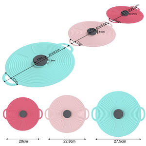Accessoires <span class=keywords><strong>de</strong></span> <span class=keywords><strong>cuisine</strong></span>, couvercles extensibles et réutilisables, couvercles en silicone réglables pour garder la tasse fraîche, couvercle en silicone flexible <span class=keywords><strong>de</strong></span> qualité alimentaire - Product Image 6