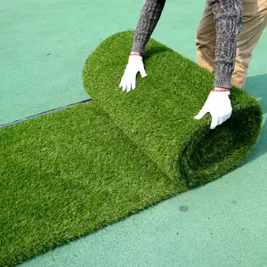 Yüksek kaliteli sentetik çim doğal peyzaj 35-40cm yeşil çim yapay çim suni çim açık çim