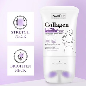Crema de Colágeno para Cuello y Pecho, No Grasa, Reafirmante y Lifting Instantáneo, con Rodillo para Piel Flácida y Líneas Finas - Product Image 6