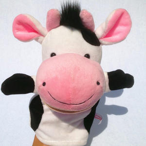 Op Maat Gemaakte Groothandel Cartoon Dier Hand Pop Speelgoed Mond Kan Nieuwe Stijl Bewegen - Product Image 1