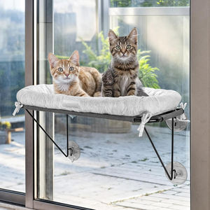 Haustier-Hängematte für Katzen mit Saugnapf für Fenster und Balkon, Wandmontage, Katzenkäfig, Katzenbett - Product Image 1
