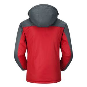 Veste de <span class=keywords><strong>randonnée</strong></span> de montagne enneigée chaude à double couche avec fermeture éclair plus longue - Product Image 4