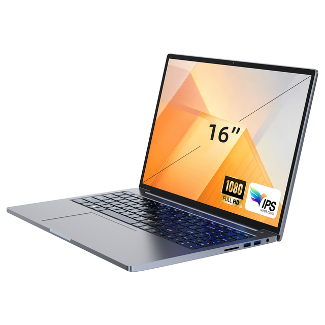 2026 16" Slim Laptop FHD 1920x1200 IPS Intel Core I5-1030NG7 12GB LPDDR4 512GB PCIe Nvme SSD Metal Body New Computer