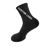 Chaussettes blanches personnalisées en coton respirant avec impression de lettres, logo brodé universel pour hommes, chaussettes de sport décontractées à compression pour la course à pied