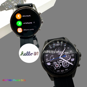 Android iOS schermo rotondo orologio intelligente ciao w1 uomini monitoraggio della salute in acciaio inox HW5 max ultimate - Product Image 4