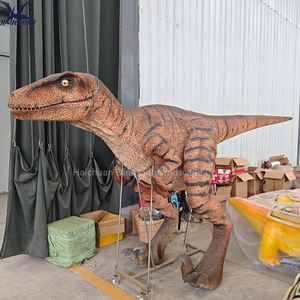 ชุดไดโนเสาร์เวโลซีแรปเตอร์แบบสวมใส่ได้ขนาดเท่าตัวจริง สำหรับผู้ใหญ่ ผลิตภัณฑ์เพื่อความบันเทิงในสวนสนุก หุ่นยนต์เสมือนจริง - Product Image 2