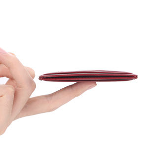 BOISEEN-cartera minimalista delgada para mujer, Mini monedero con bolsillos para monedas, tarjetero <span class=keywords><strong>de</strong></span> cuero, <span class=keywords><strong>Monopoly</strong></span>, venta al por mayor - Product Image 5