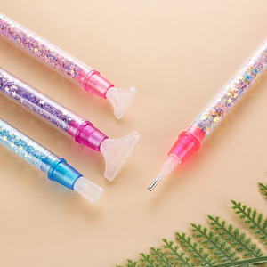 Bolígrafo de Puntos Moderno de 14 cm con Diseño Clásico Vintage, Herramienta de Arte con Diamantes de Imitación y Estrellas Brillantes - Product Image 6