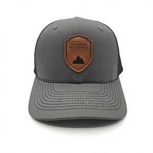 Minimalist Basic Richardson 112 Trucker Hat Custom Leather Patch Low MOQ Tactical Outdoor Fishing Hunting <b>Mesh</b> Snapback - Product Image 5