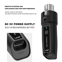 Système de microphone sans fil professionnel Gooermi K02 UHF, émetteur-récepteur double XLR sans fil à brancher