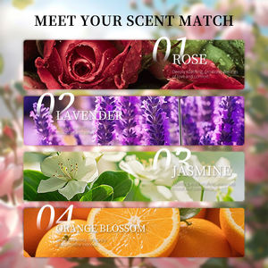 Prix d'usine 100ml Bougies en cire de soja Parfum naturel Huile essentielle pure infusée Huile essentielle de romarin et de jasmin Apaisante - Product Image 3