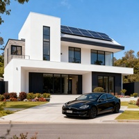 Villa préfabriquée de luxe économique |   Maison préfabriquée moderne clé en main avec installation rapide
