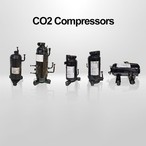 CO2 R-744 compresseur rotatif à deux étages C-CV163L0A 15F modèles pompe à chaleur chauffe-eau climatiseur de voiture <span class=keywords><strong>23F</strong></span> C-CV753LOU 2HP ~ 10HP - Product Image 2