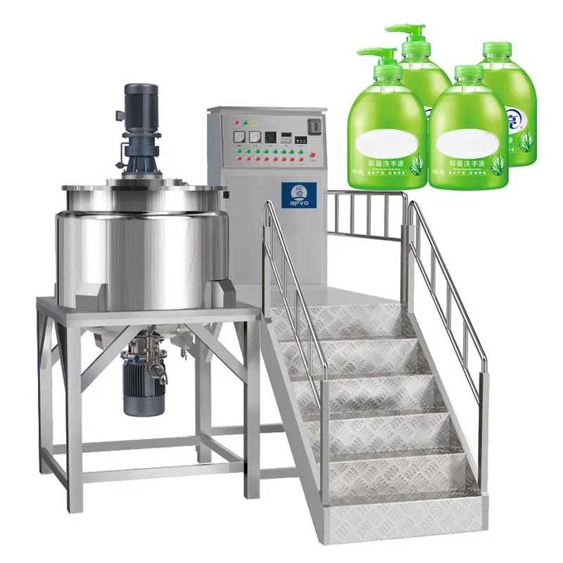Máquina de mistura de detergente 200L300L/máquina de fazer sabão líquido/equipamento de mistura de shampoo