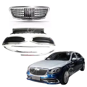 Không thích hợp cho S63 S65 body Kit cho Mercedes 2014-2020y S Class W222 nâng cấp lên maybch mô hình phụ tùng ô tô