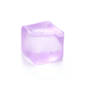 Jouet créatif transparent en forme de cube de glace, souple, coloré, réaliste, tridimensionnel, carré, en TPR, anti-stress, en silicone - Product Image 6