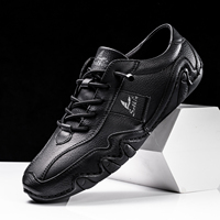 Chaussures décontractées confortables de style marche à bout bas pour hommes, légères, adaptées à la vie quotidienne