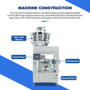 Machine d'emballage rotative multifonctionnelle pour rouleaux de <span class=keywords><strong>choux</strong></span> préfabriqués Steak mariné Poulet Nouilles <span class=keywords><strong>Soupe</strong></span> - Product Image 6