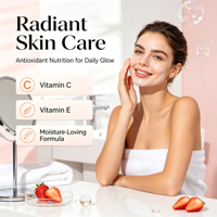 Gummies de croissance capillaire à marque privée avec biotine et vitamine C pour une croissance des cheveux plus rapide, des ongles plus forts et une peau plus saine