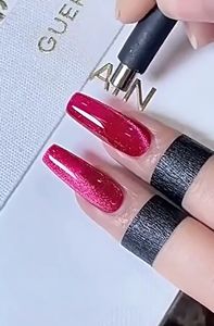 Kudan Jelly-Ensemble de vernis à ongles en gel <span class=keywords><strong>rouge</strong></span> à paillettes pour ongles de Noël, <span class=keywords><strong>manucure</strong></span> et Nail Art DIY à la maison - Product Image 4
