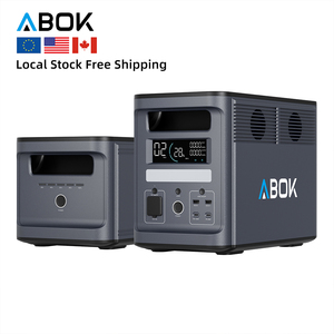 Estación de Energía Portátil Todo en Uno ABOK Ligera y Fácil de Transportar, 18 kg, 2000 W, 1536 Wh, LiFePO4, IP65, Generador Solar para Acampar <span class=keywords><strong>al</strong></span> Aire Libre - Product Image 2