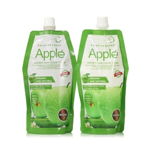 Keratin Queen - Crema de Coloración Capilar de Alta Calidad con Aroma a Manzana, Sin Amoníaco, Sin Efectos Secundarios, Aroma Dulce, para Cabello Teñido - Product Image 2