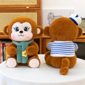 Lindo Peluche de Mono de Brazo Largo de Ocho Pulgadas, Personalizable, ODM, Regalo de Cumpleaños, con Relleno de Algodón PP, Muñeco de Mono Bordado - Product Image 4